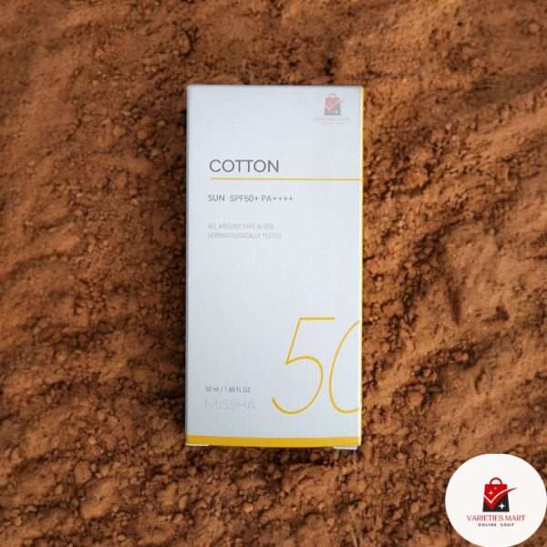 Missha Sunscreen Cream (COTTON) - Image 4