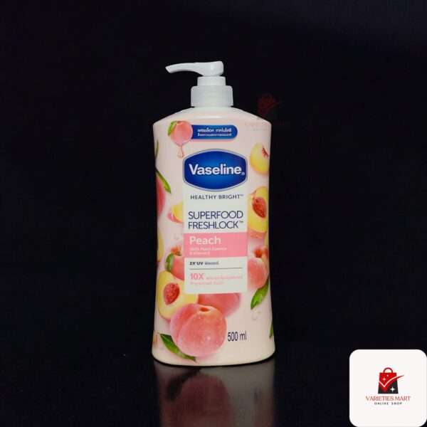 Vaseline Body Lotion (Superfood Freshlock Peach)