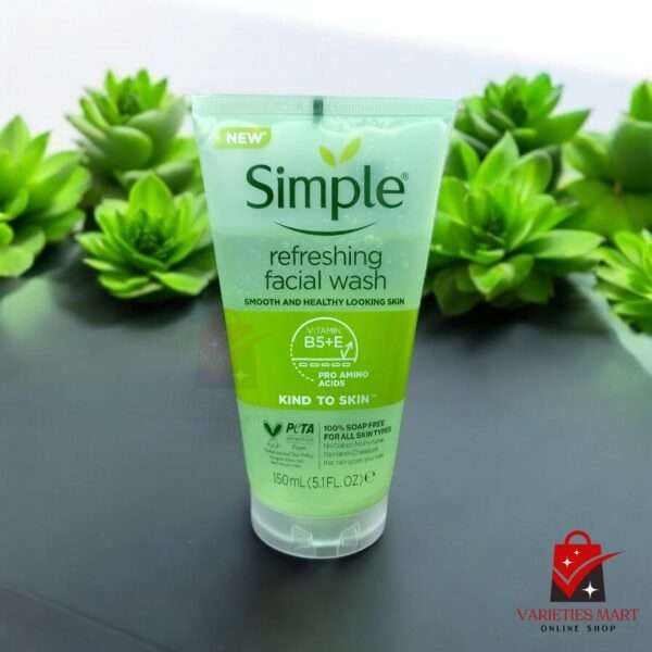 Simple Refreshing Facial Wash Kind To Skin 150ml - Image 2